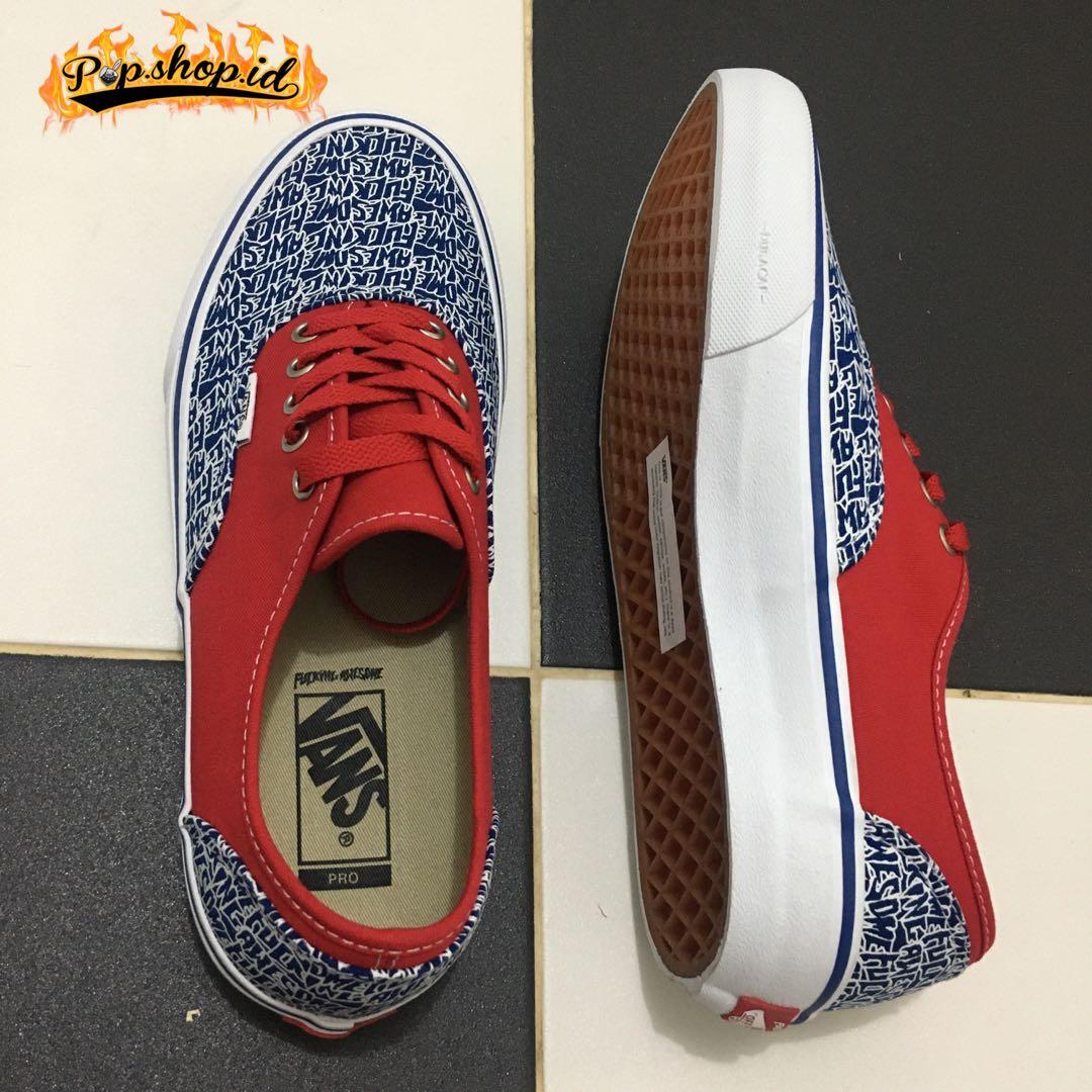 Vans x Fucking Awesome Blue/Red size 9us
