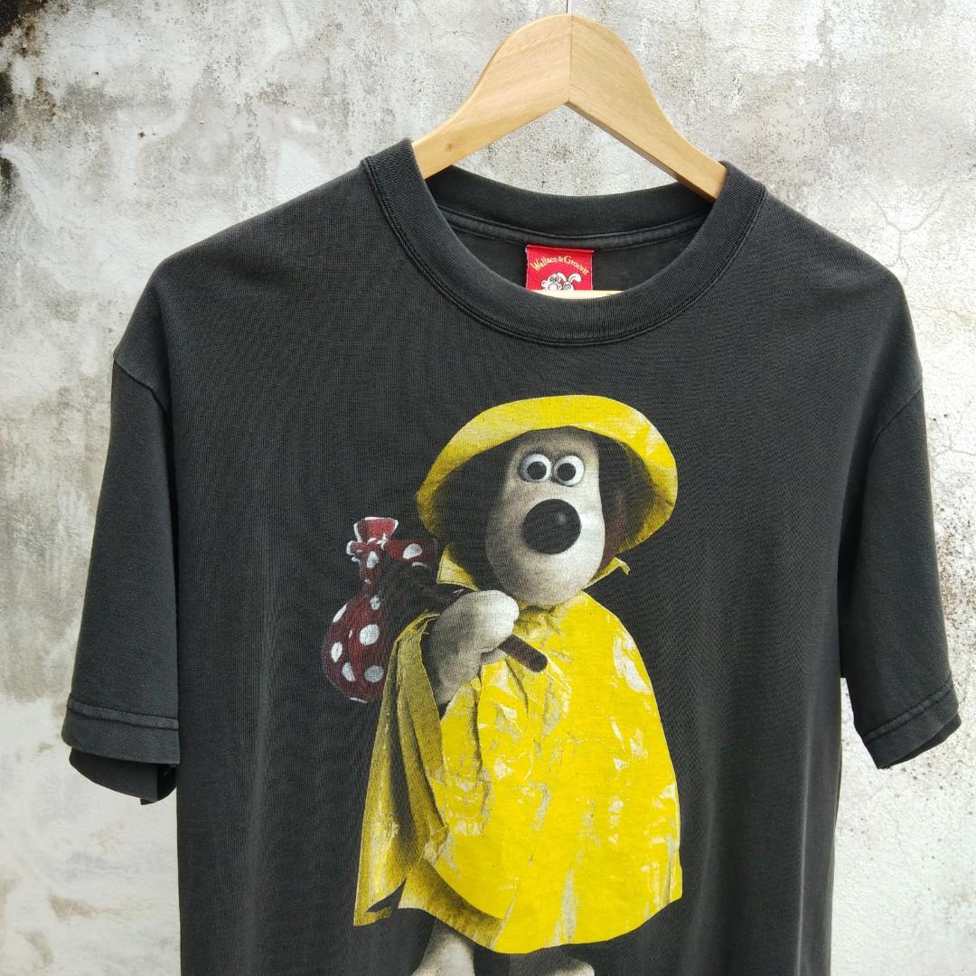 VINTAGE WALLACE AND GROMIT T SHIRT, Men's Fashion, Tops & Sets, Tshirts