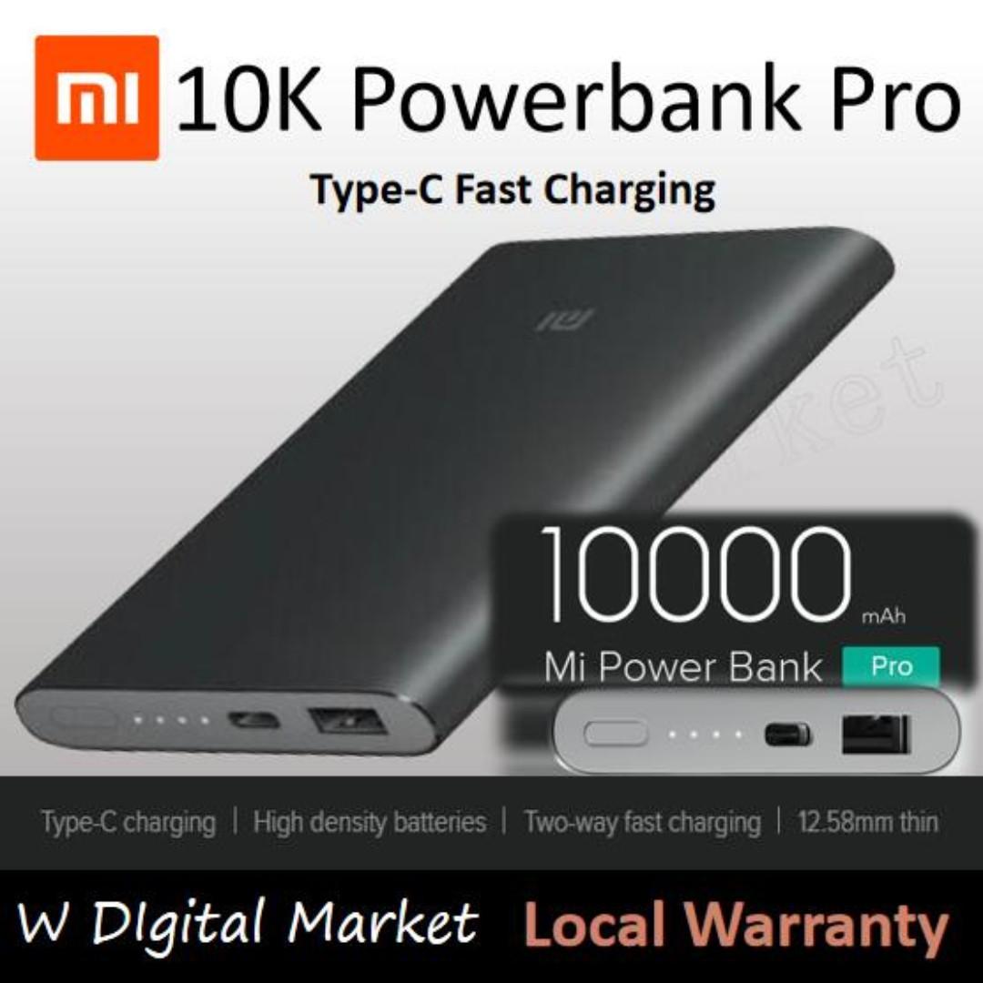 Xiaomi Original PowerBank 10K mAh Pro Model: PLM03ZM, Mobile Phones ...