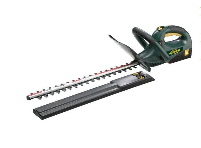 Yardworks grass store trimmer battery