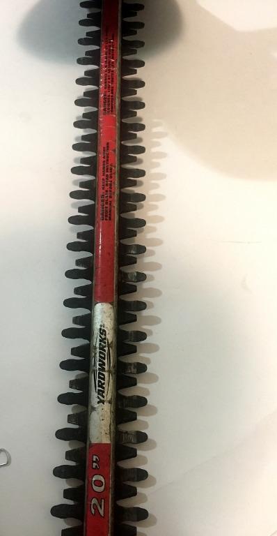 Yardworks hedge trimmer on sale battery