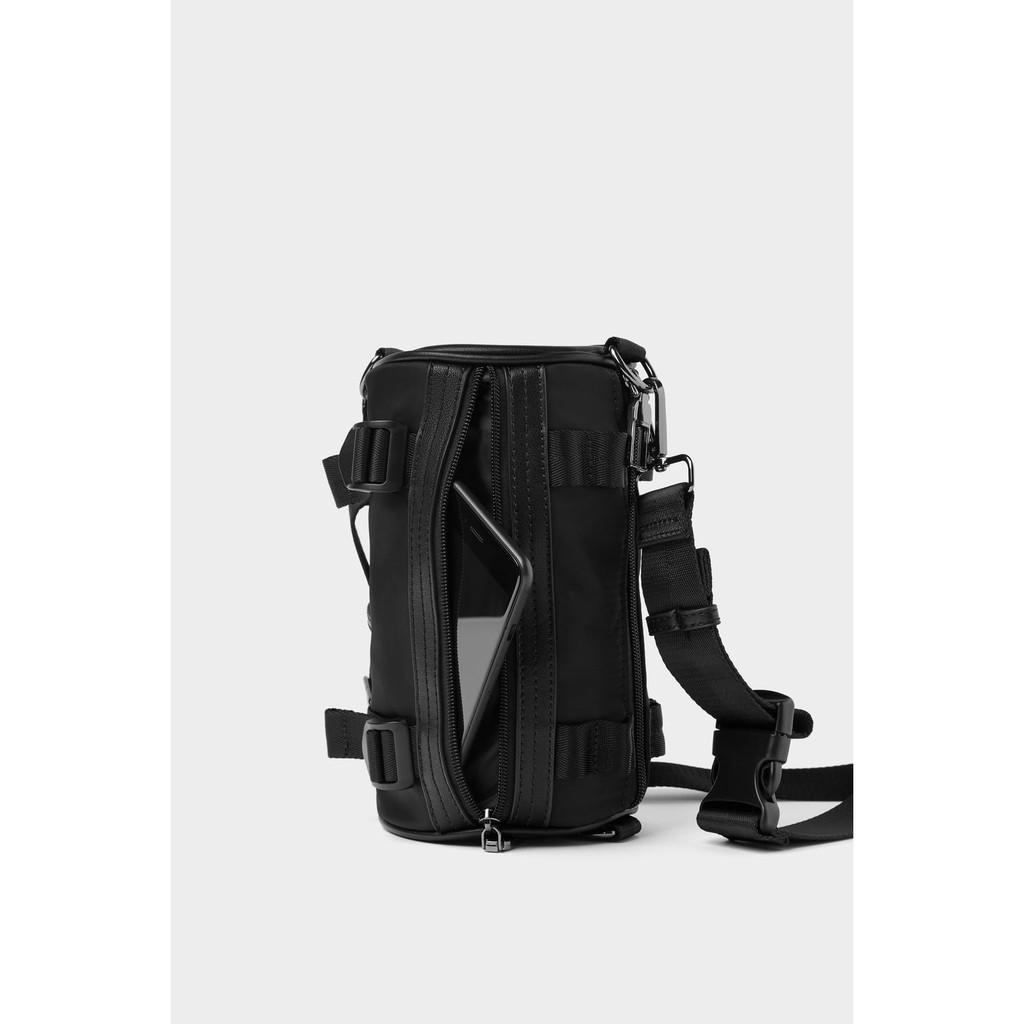 ZARA MAN BLACK TUBULAR CROSSBODY BAG, Men's Fashion, Bags, Sling Bags on  Carousell