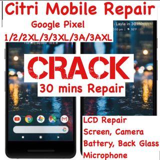 Google Pixel 2 3 3A XL iPhone LCD Screen Battery Repair