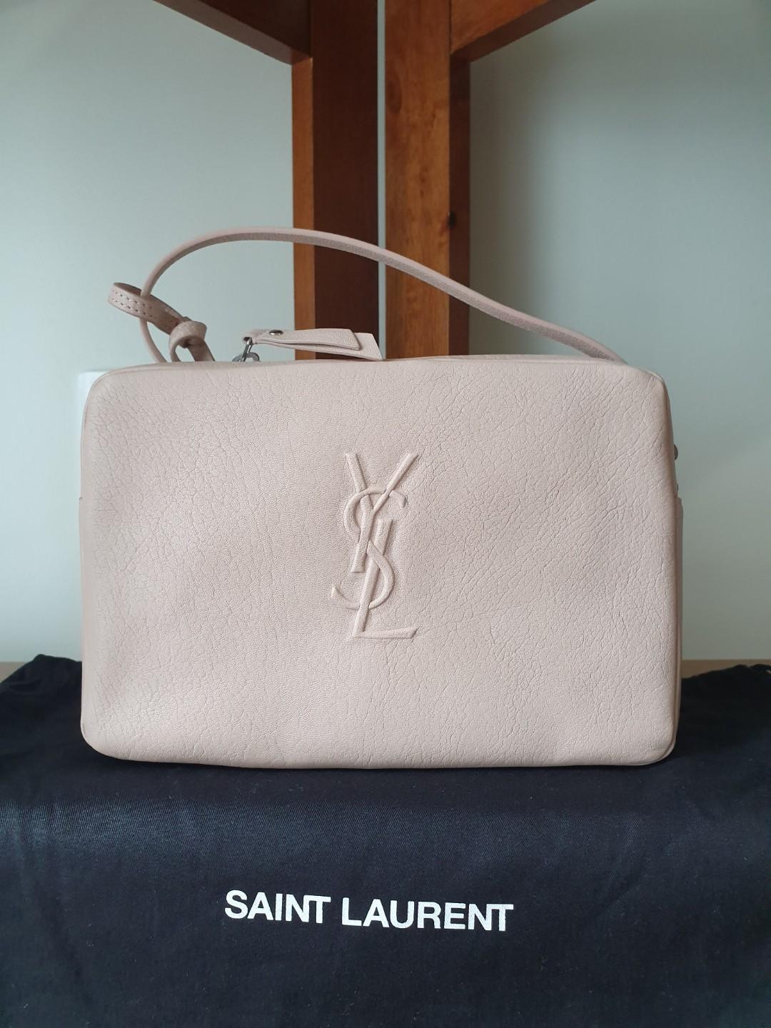 100% Authentic YSL Lou Camera Bag in Smooth Leather (Pale Pink), Luxury,  Bags & Wallets on Carousell