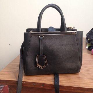 FENDI 2 JOURS BLACK BAG