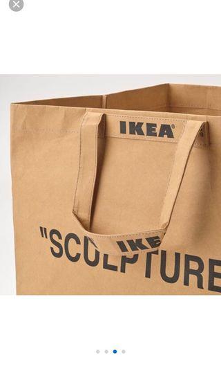 MARKERAD IKEA x Off White LARGE BAG BNWT