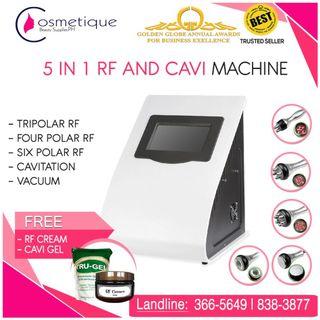 5IN1 RF Machine Radio Frequency Slimming Machine Cavi Lipo Slimming Facial Machine