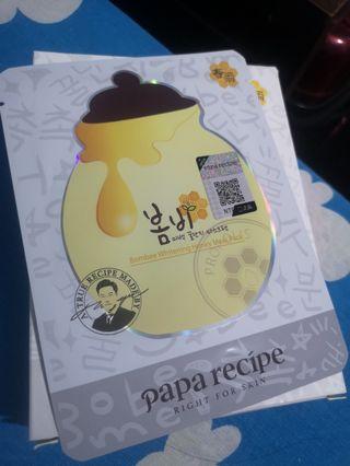 Papa Recipe Bombee Whitening Honey Mask Pack 10pcs.