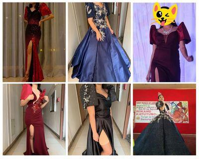 Filipiniana Long Gowns For Rent