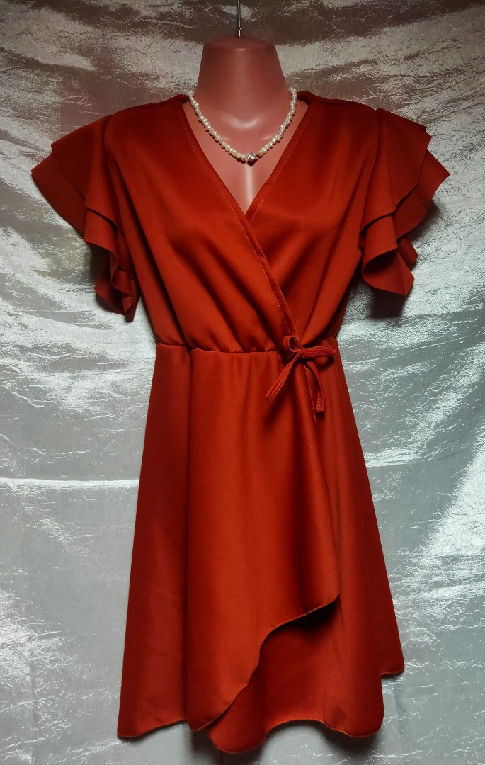 rust colored formal dresses