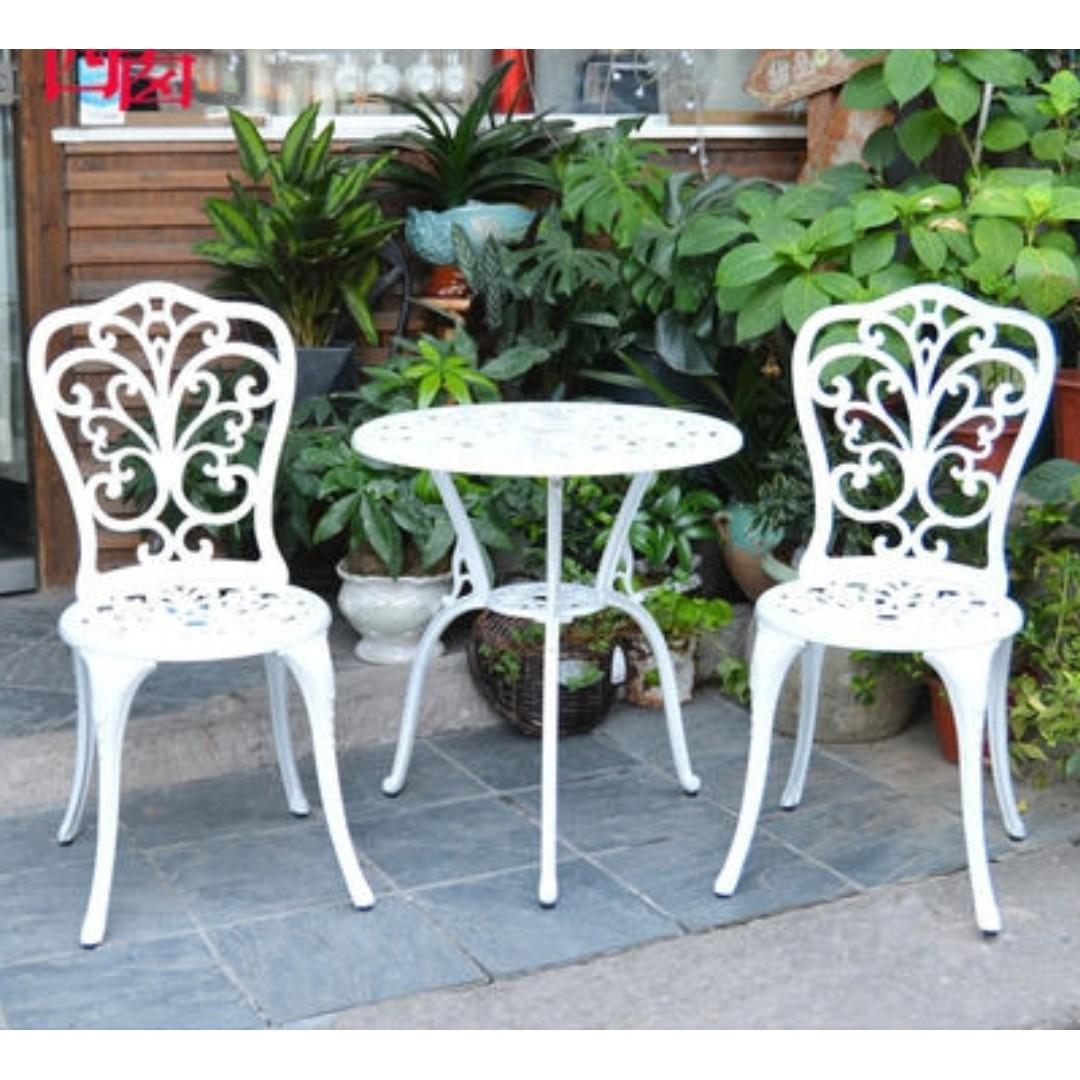 Aluminum Cast Balcony Table Chair Anti Rust Outdoor Indoor Furniture Tables Chairs On Carousell