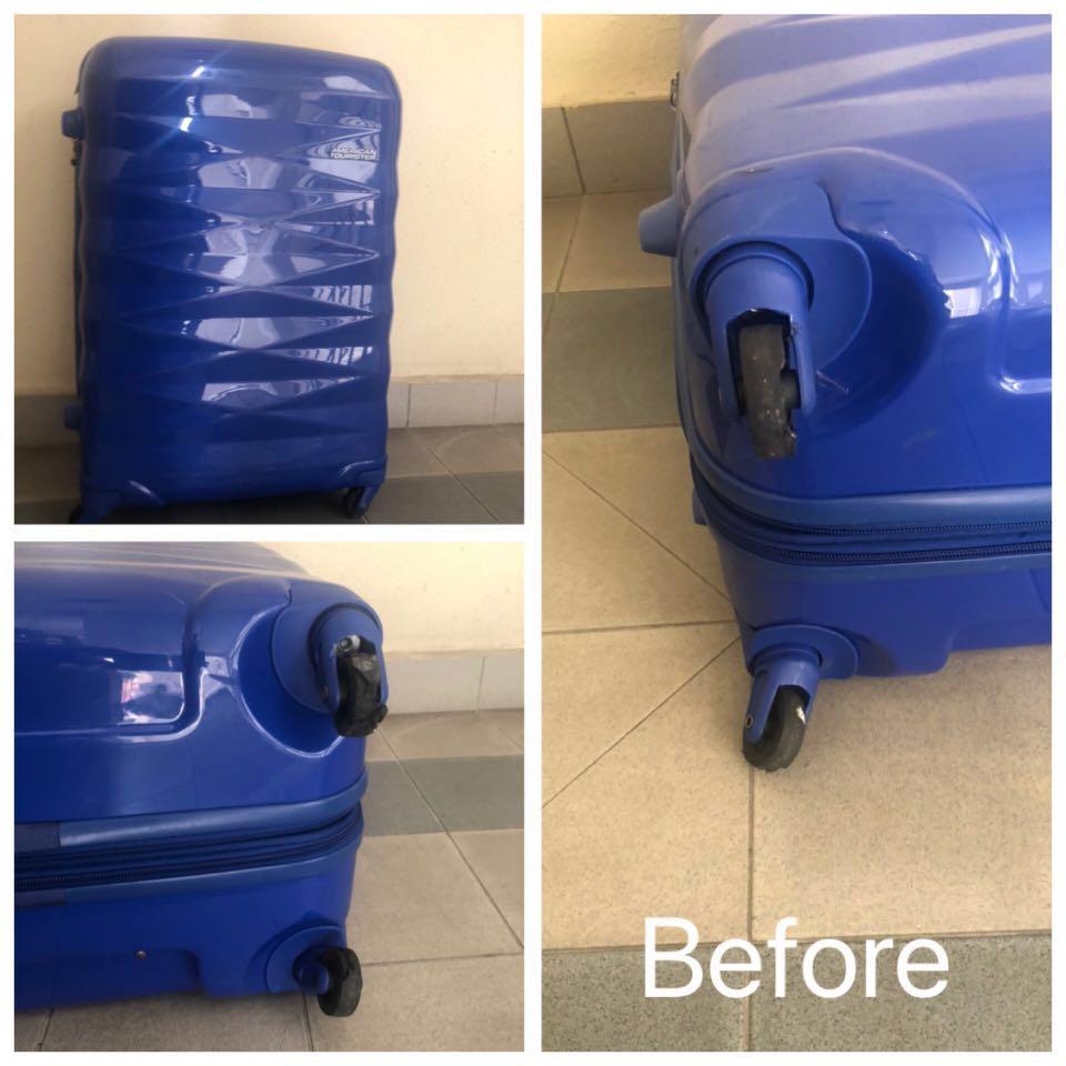 american tourister luggage parts wheels