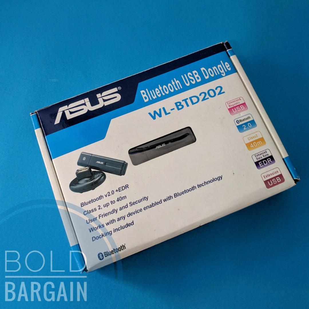 Asus Wl Btd202 V2 0 Edr Usb Bluetooth Dongle With Stand For Pc Laptop Etc Electronics Computer Parts Accessories On Carousell
