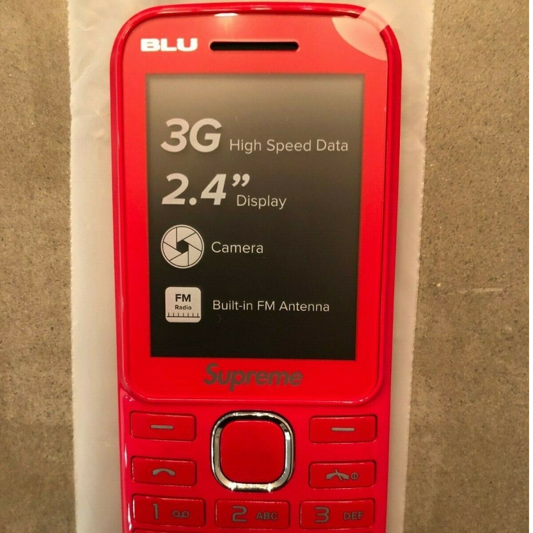 AUTH. Supreme Burner Phone Mobile Phones Gadgets Mobile Phones