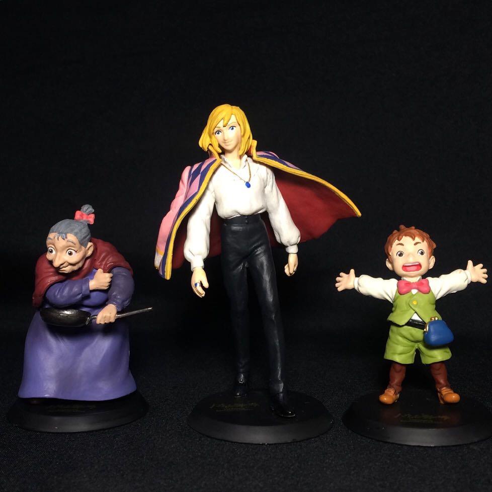 Authentic Studio Ghibli Howl's Moving figure set Mark 2.4” Sophie 