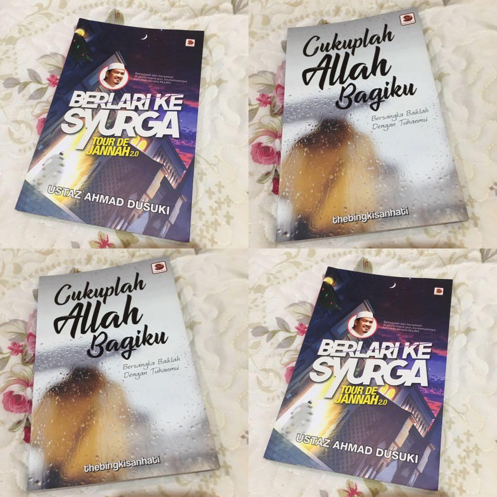 Berlari Ke Syurga Cukuplah Allah Bagiku Books Stationery Books On Carousell