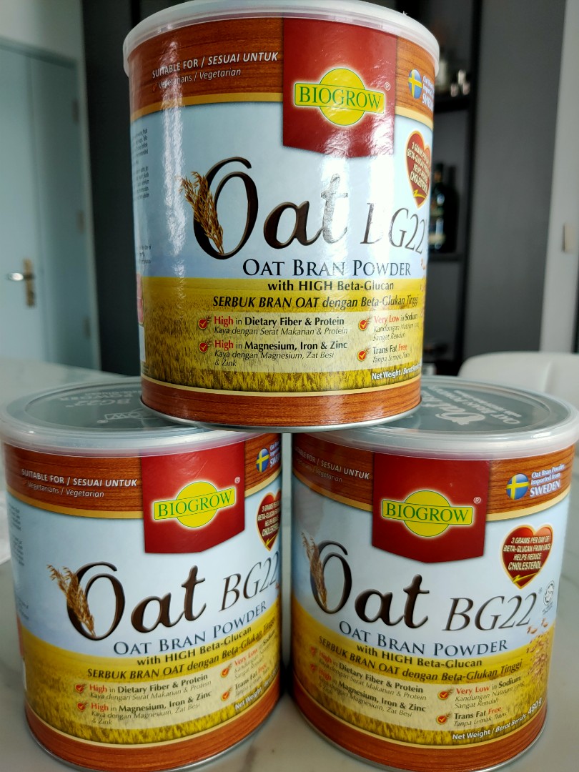 Biogrow Bg22 Oat Bran Powder With High Beta Gluten Health Nutrition Health Supplements Health Food Drinks Tonics On Carousell
