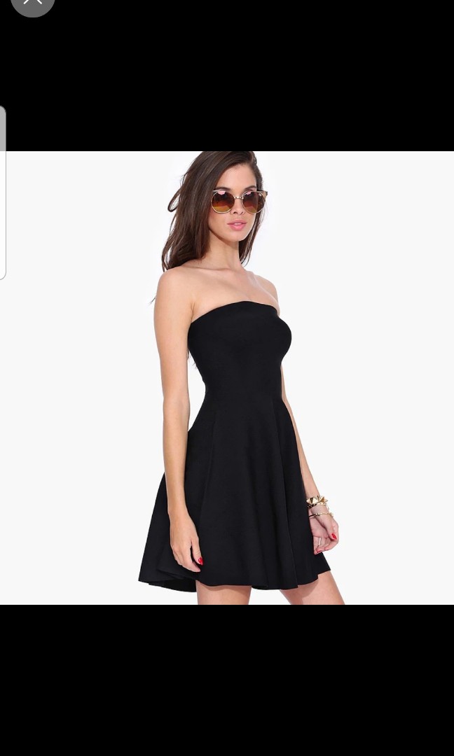long black tube dress