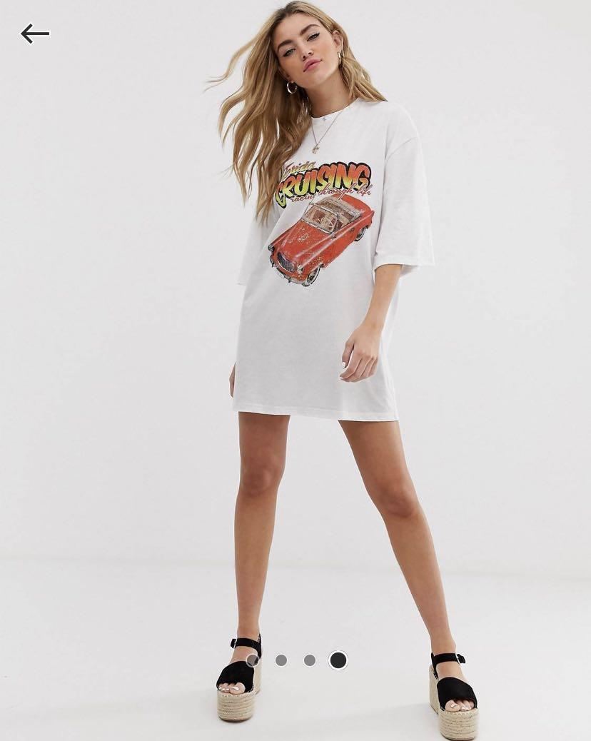 BOOHOO vintage shirt dress, Women's 