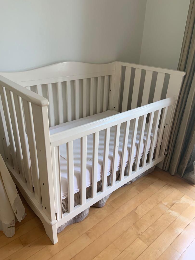 Boori country convertible cot bed with mattress Babies Kids Baby Nursery Kids Furniture Cots Cribs on Carousell