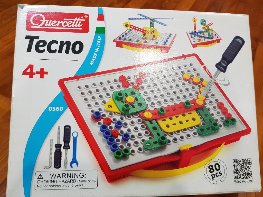 Building Toys Quercetti Tecno 80 Piece Building Set Toys