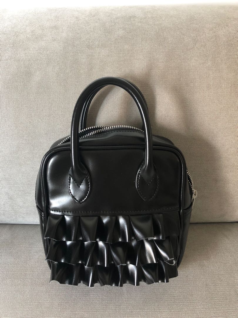Cdg Comme des garcons girl small ruffled tote bag