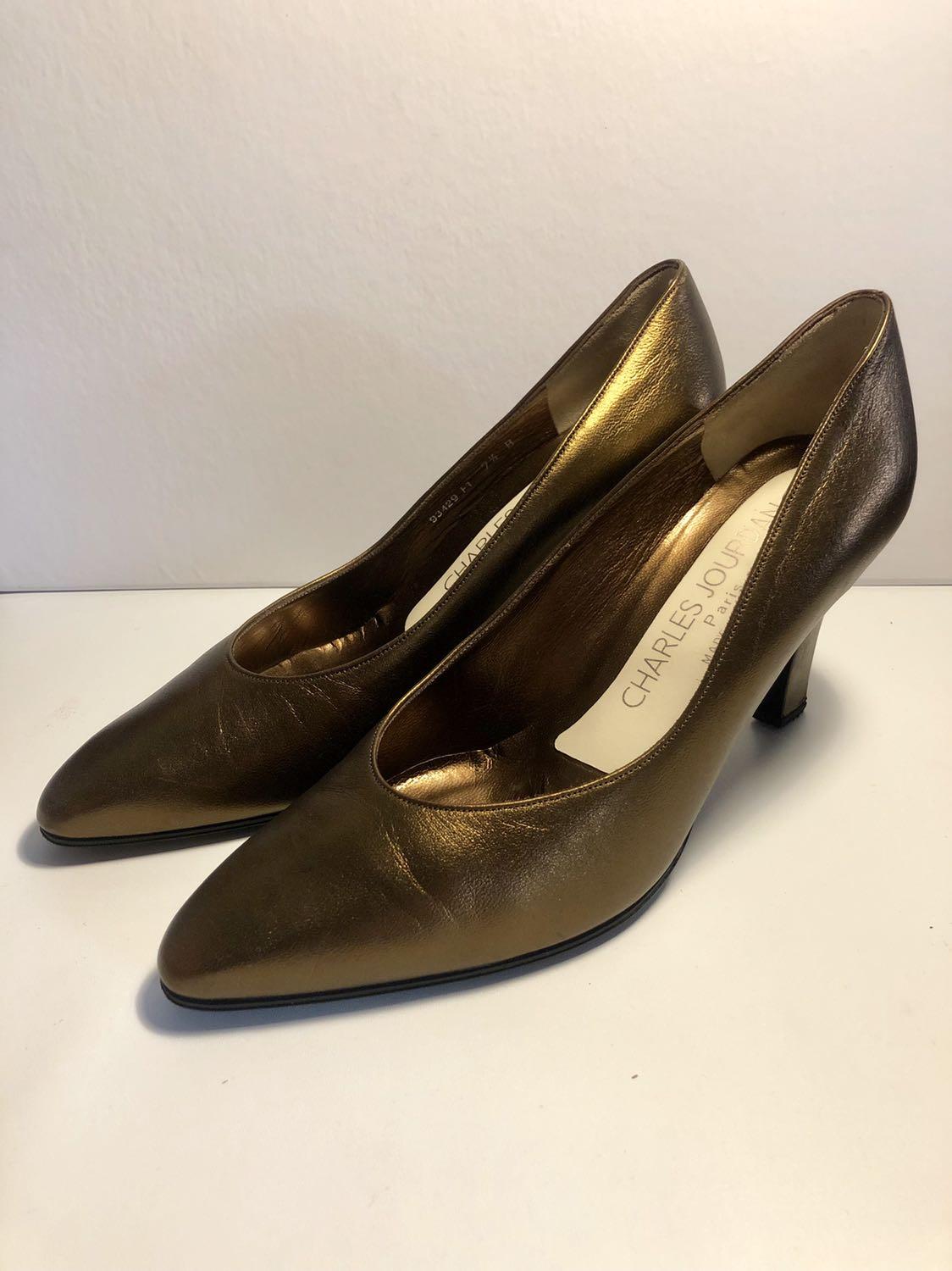 Charles Jourdan Bronze High Heel 