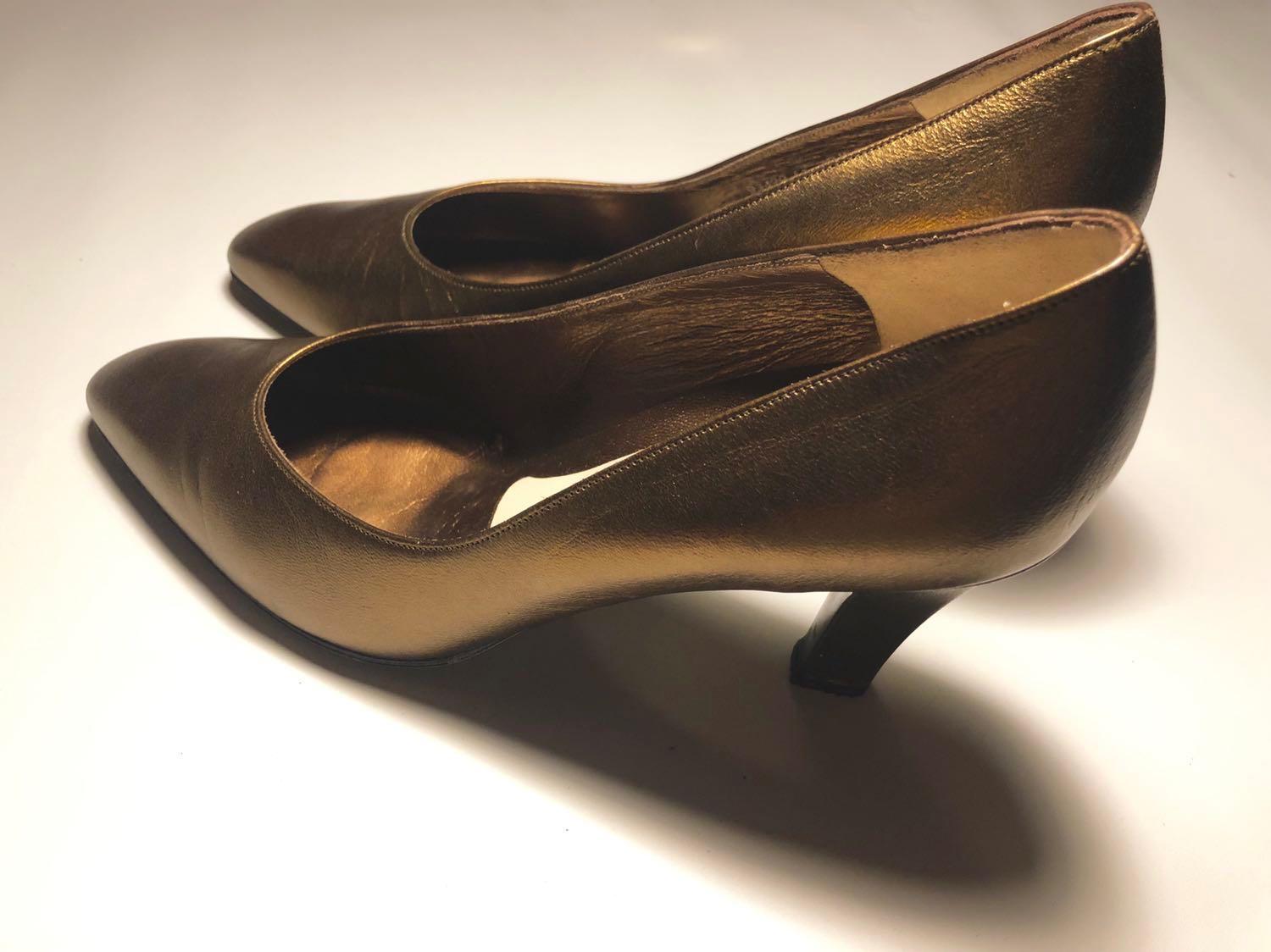 Charles Jourdan Bronze High Heel 