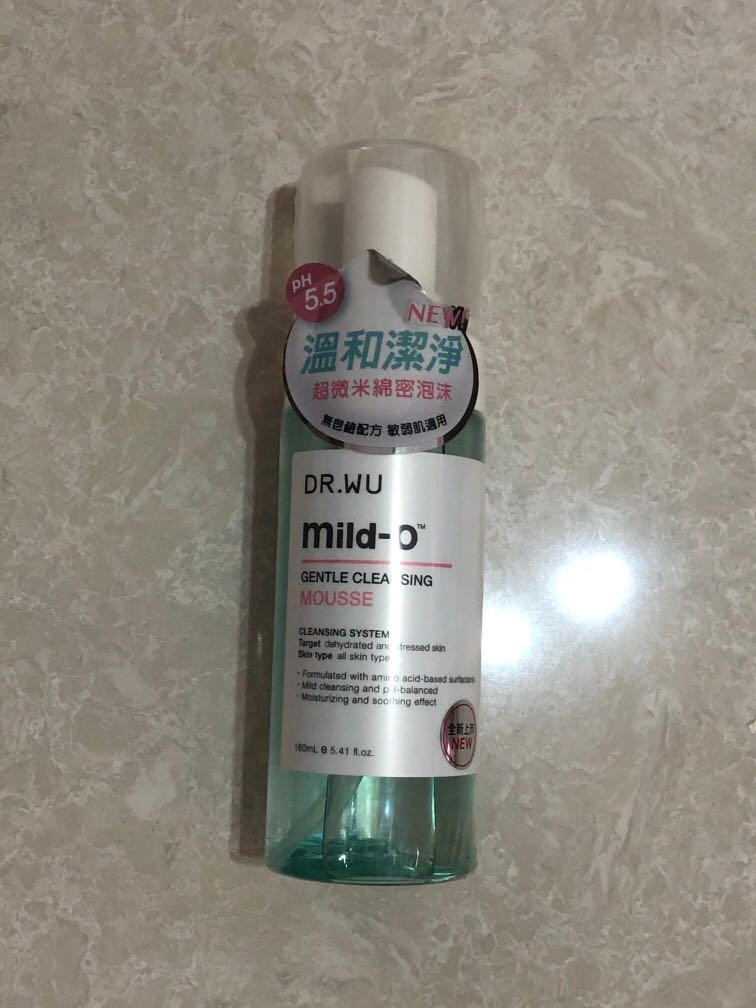 dr wu mild o gentle cleansing mousse