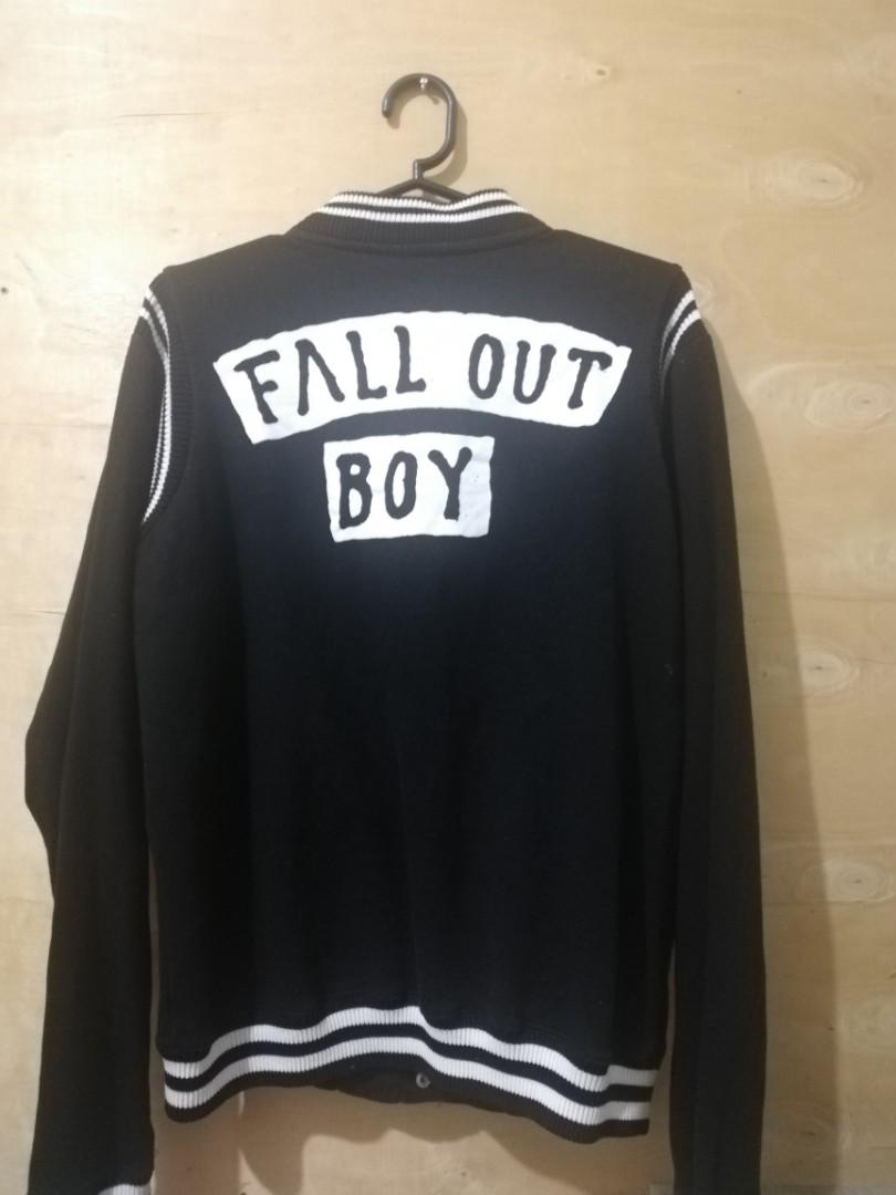 Fall Out Boy Varsity Jacket Men s Fashion Coats Jackets and Outerwear on Carousell