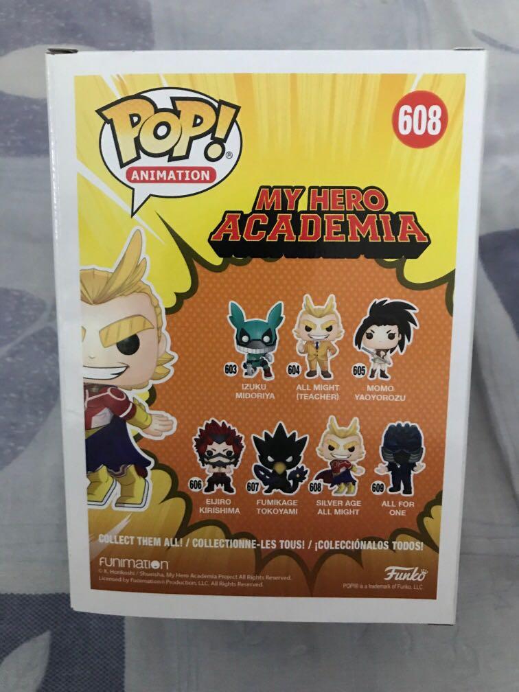 Funko POP Animation MY HERO ACADEMIA ALL MIGHT SILVER AGE