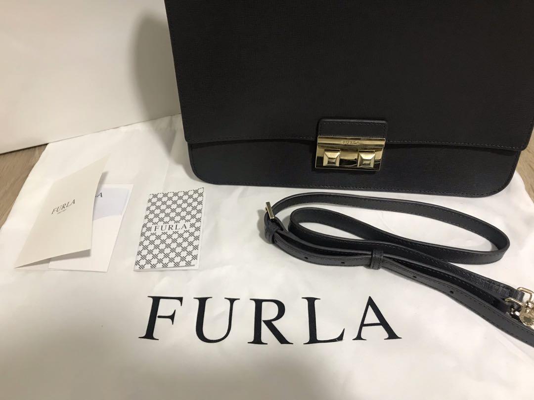 Furla Handbag Bella M Top Handle Luxury Bags Wallets on