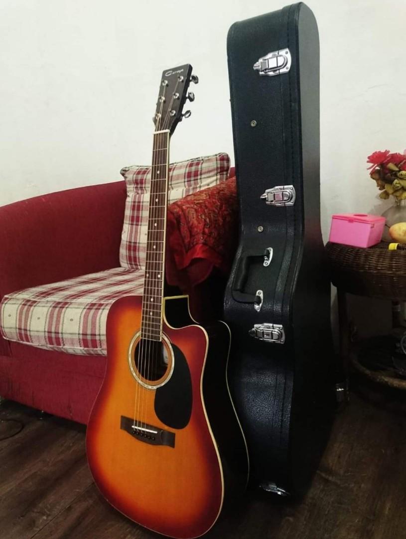 Gitar Akustik Original Beli Di Gramedia Musik Media Alat Di Carousell