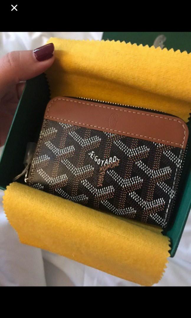 Goldyard Wallet Matignon Mini Black and Brown, Luxury, Bags