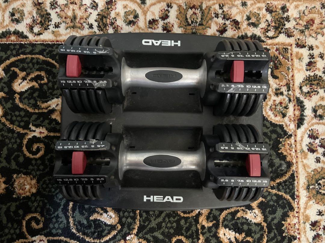 Head adjustable dumbbell sales