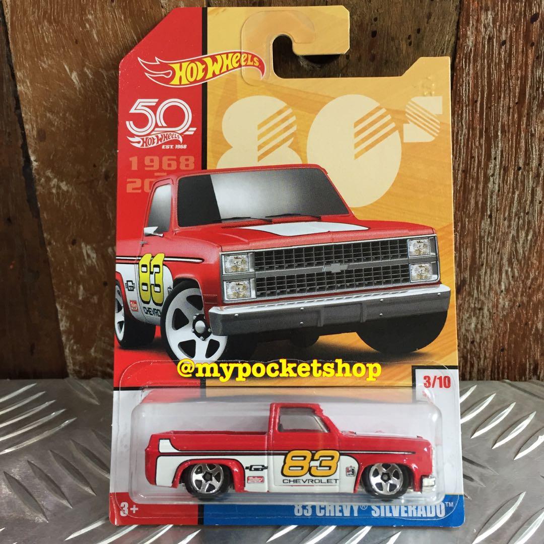 Hot Wheels 83 CHEVY SILVERADO 50th Anniversary Throwback