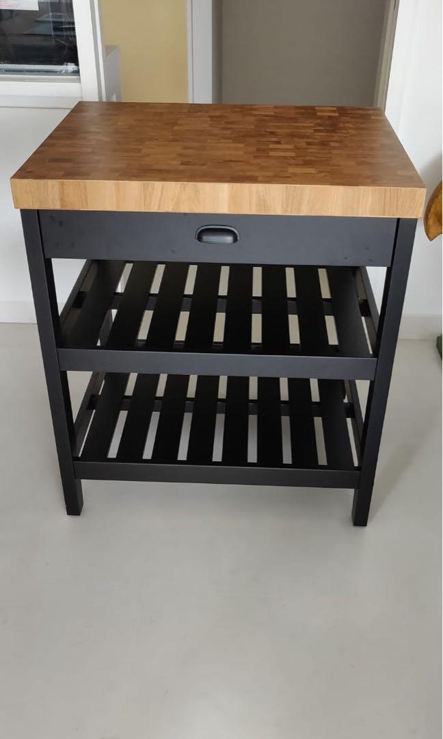 Ikea Vadholma Mini Kitchen Island Furniture Home Living Bathroom Kitchen Fixtures On Carousell