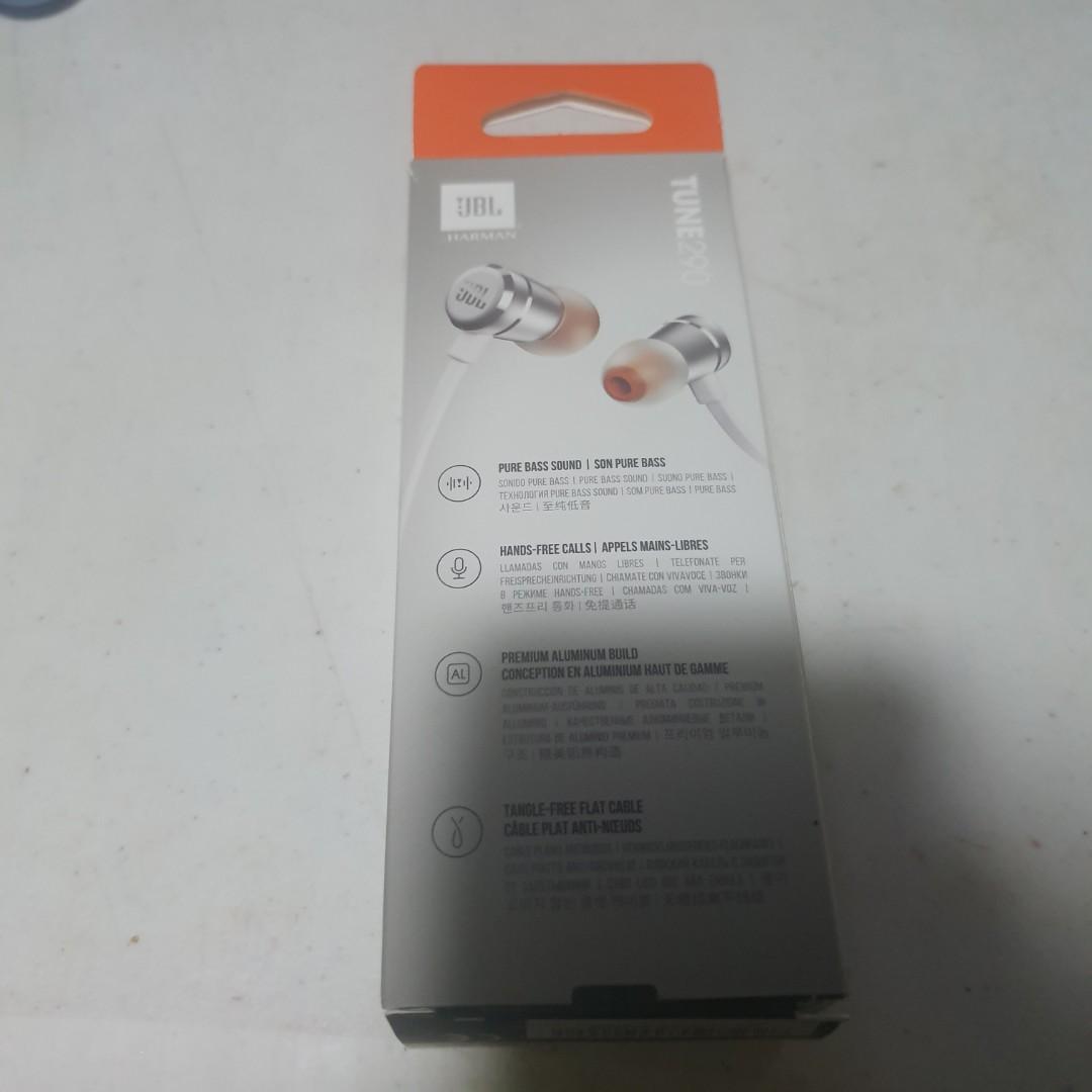 JBL TUNE 290 Pure Bass All Metal In-Ear Headphones with Mic | Shopee