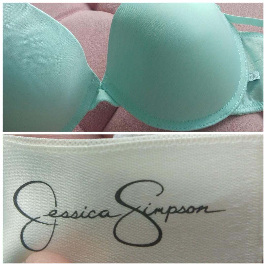Buy Jessica Simpson womens micro lace 2 pieces bra mint green dark