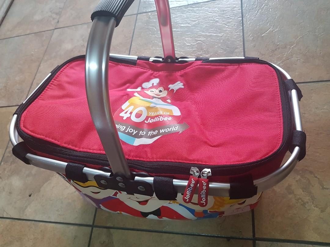 Jollibee Picnic Basket, Hobbies & Toys, Travel, Travel Essentials