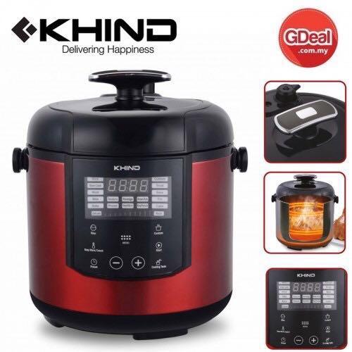 Khind pressure sales cooker pc6000