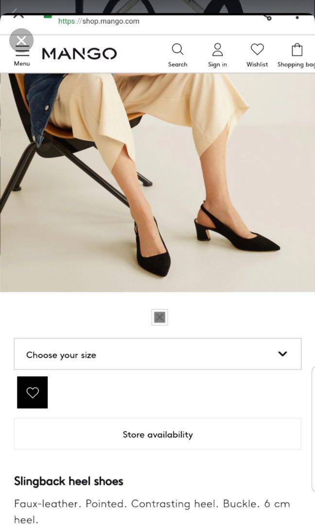 mango slingback