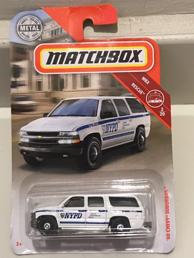 MATCHBOX 2019'00 Chevy Suburban NYPD 54/100 neu&ovp 
