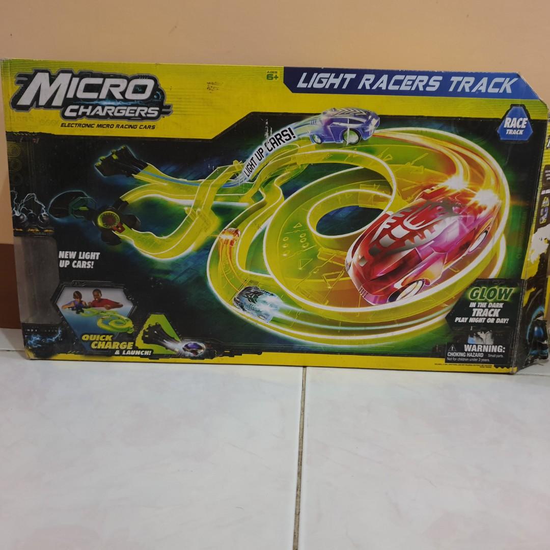 micro chargers light racers track