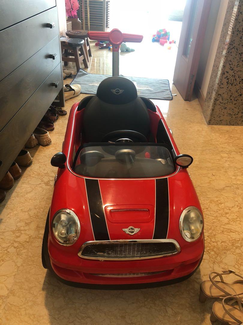 Mini cooper push car red online