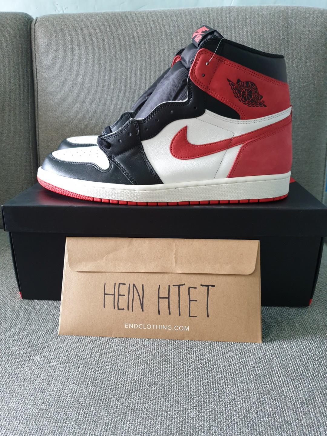 Nike Air Jordan 1 Track Red, Men's Fashion, Footwear, Sneakers on Carousell