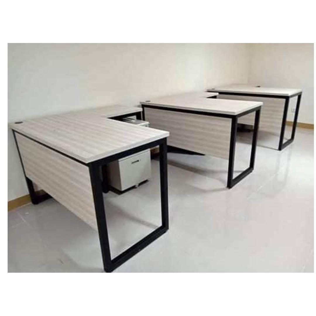 OFFICE TABLE L SHAPE, Furniture & Home Living, Office Furniture