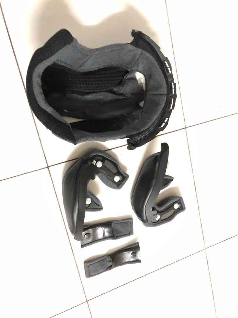 Padding shoei j force 2 best sale