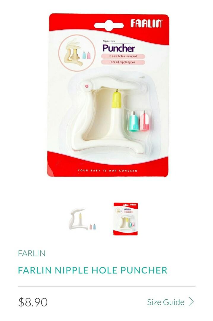 Teat deals hole puncher