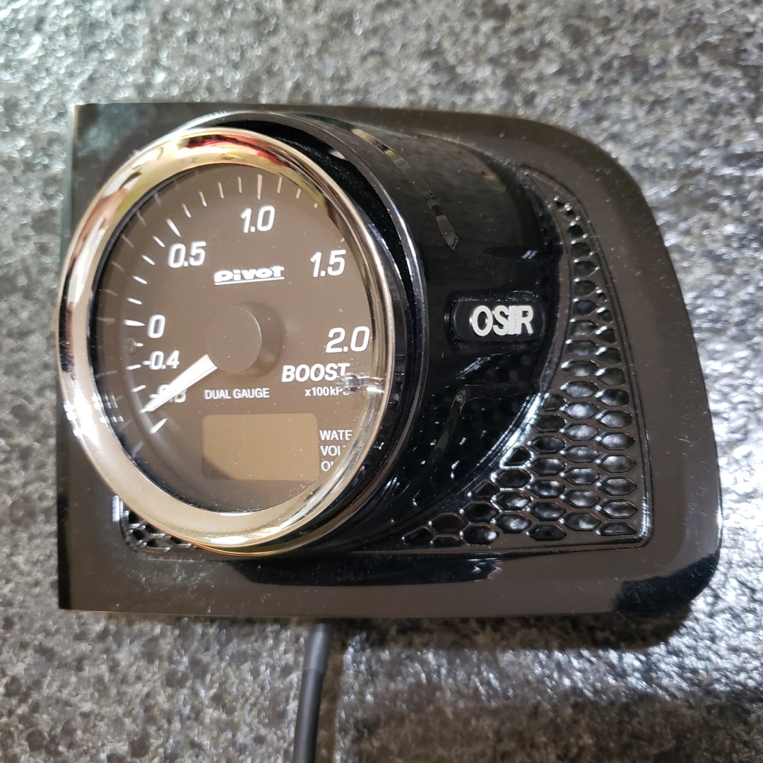 Pivot Dual Gauge Pro DPB-E 儀表連OSIR 座, 汽車配件, 電子配件